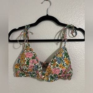 J. Crew bikini top,women’s small, floral